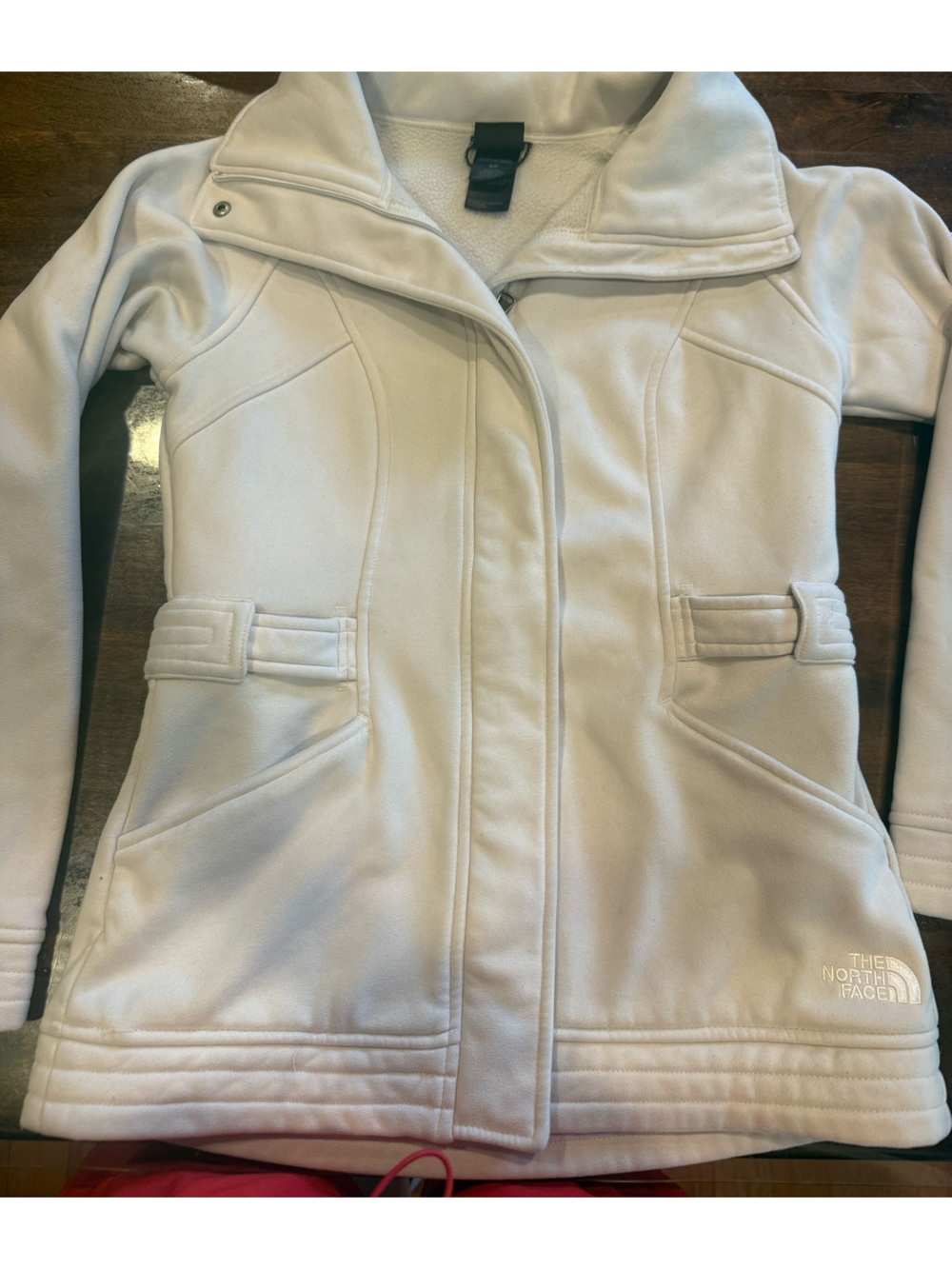Women’s North Face Cream Fleece Jacket - Size Small